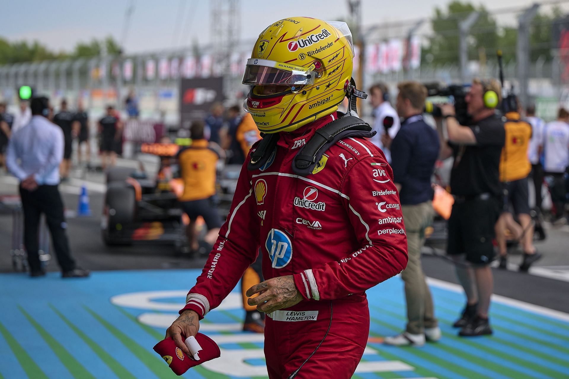 Lewis Hamilton at F1 Spanish Grand Prix - Qualifying - Source: Getty